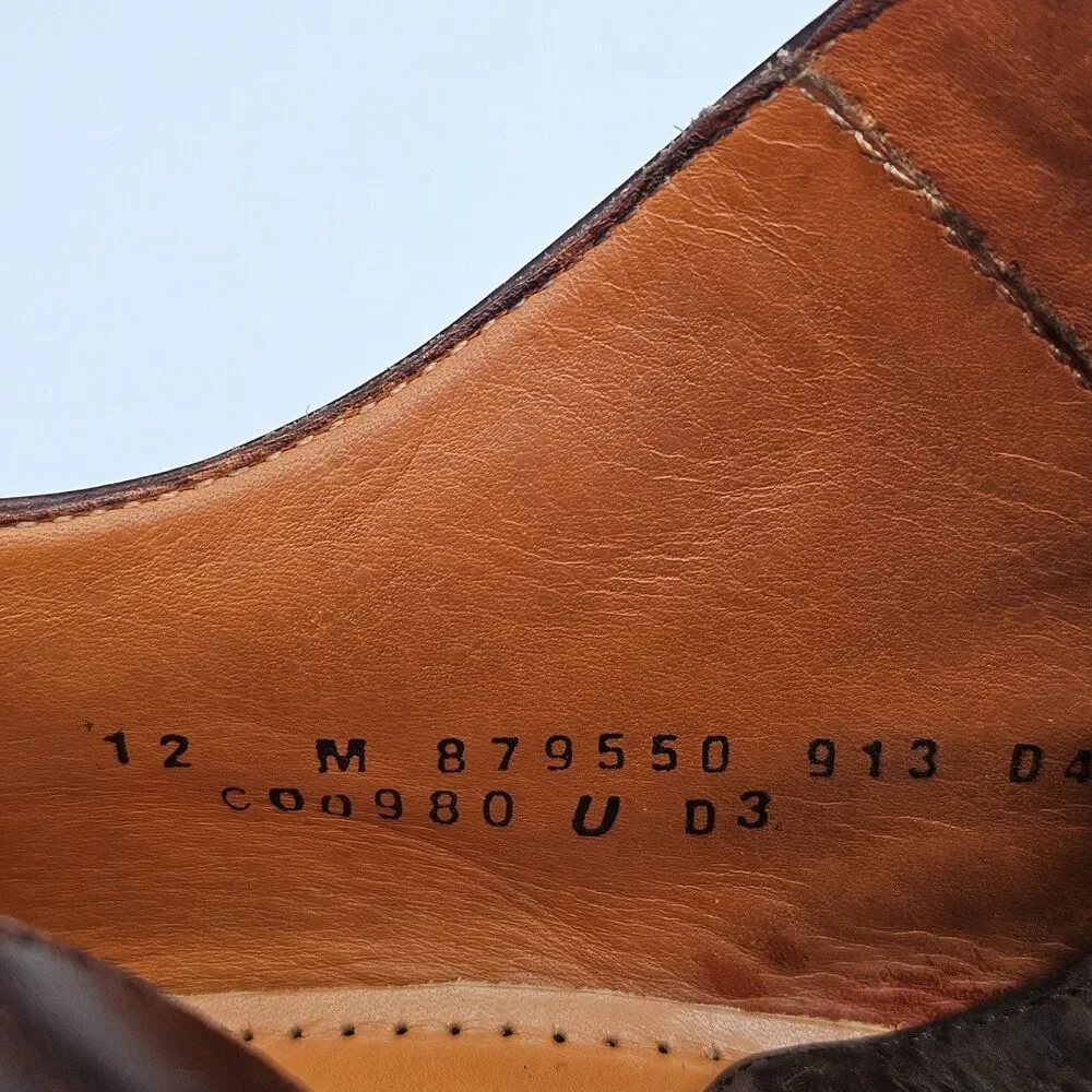 Cole Haan CITY Shoes Men's Size 12M Brown Suede Derby Lace Up Waterproof C00980